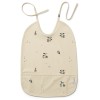 Afwasbare XL slab met abrikoosjes - Lai bib peach/sea shell mix 